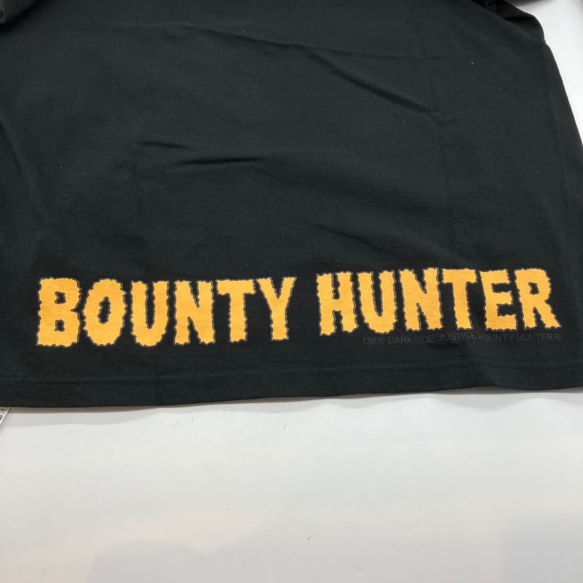 【L】BOUNTY HUNTER logo tee black バウンティー ハンター ロゴ Tシャツ 黒 裾プリントG2327_画像4