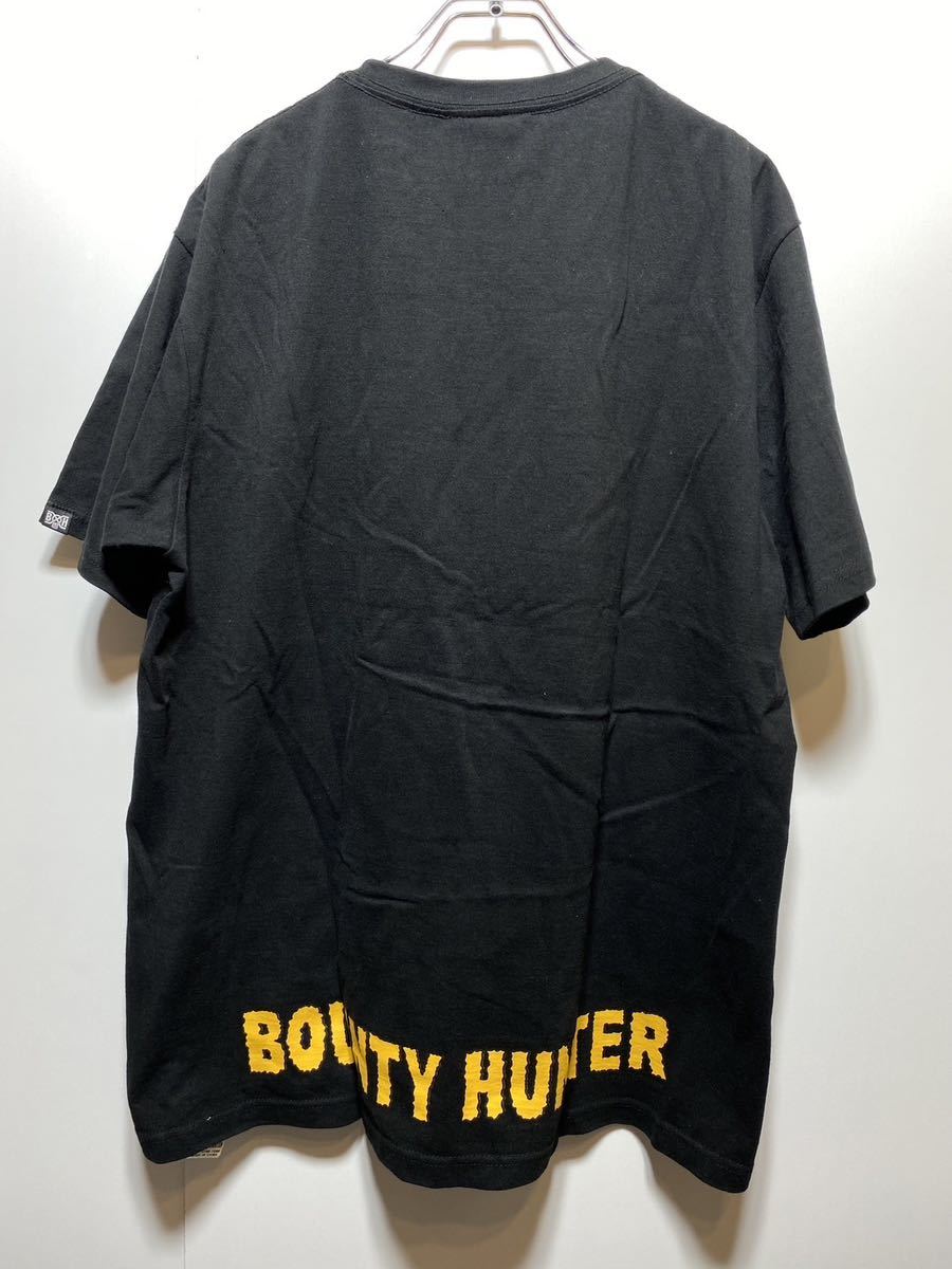 【L】BOUNTY HUNTER logo tee black バウンティー ハンター ロゴ Tシャツ 黒 裾プリントG2327_画像2