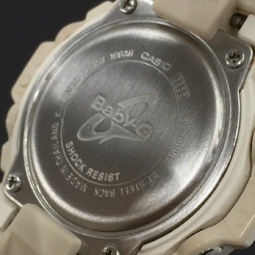 カシオ ベビーG クォーツ 腕時計 レディース BG-5606 ピンク文字盤 稼働品 純正ベルト ファッション小物 CASIO_画像2