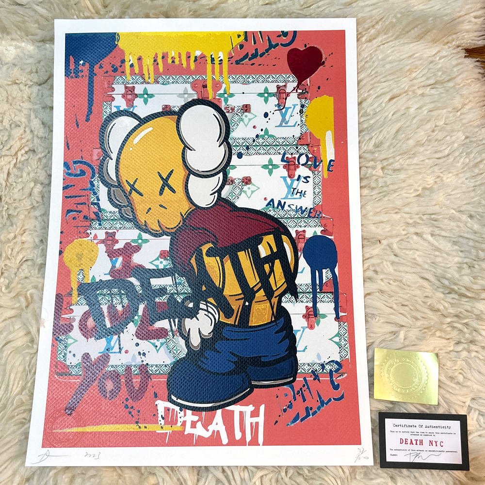 代購代標第一品牌－樂淘letao－DEATH NYC KAWS カウズCOMPANION ルイ