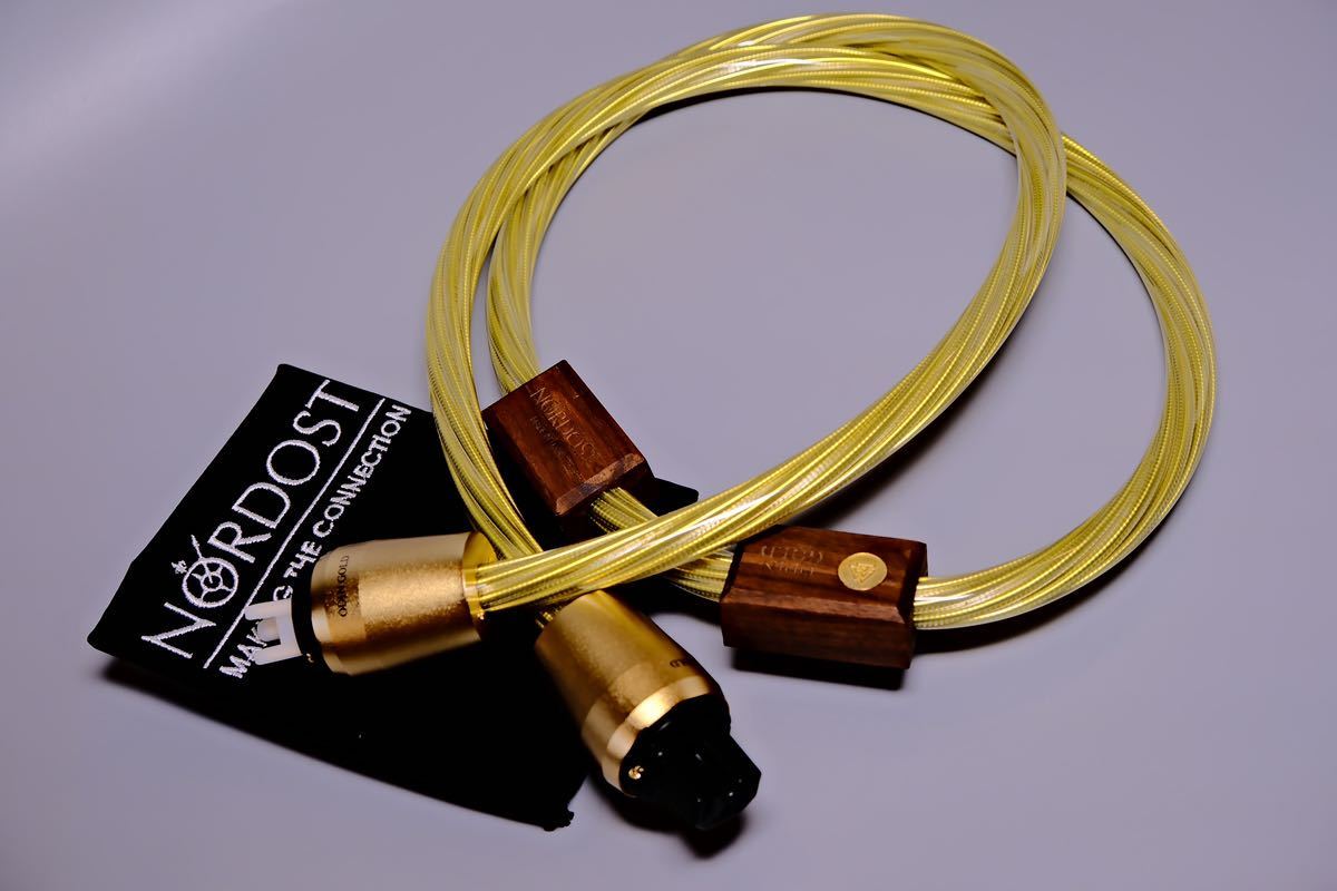 Pt Nordost Odin Gold Hi-End ワールド リーダー ハイクオリティ プレミアム電源コード 1.5m_画像8