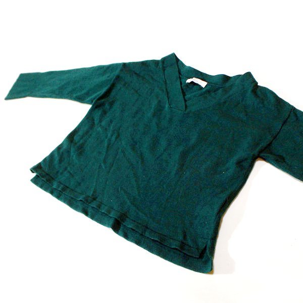 ☆☆ 美品 SIMPLICITE シンプリシテェ ☆☆ ゆったり可愛い レーヨンストレッチ ニット セーター F 春 秋 合服 23B10_画像3