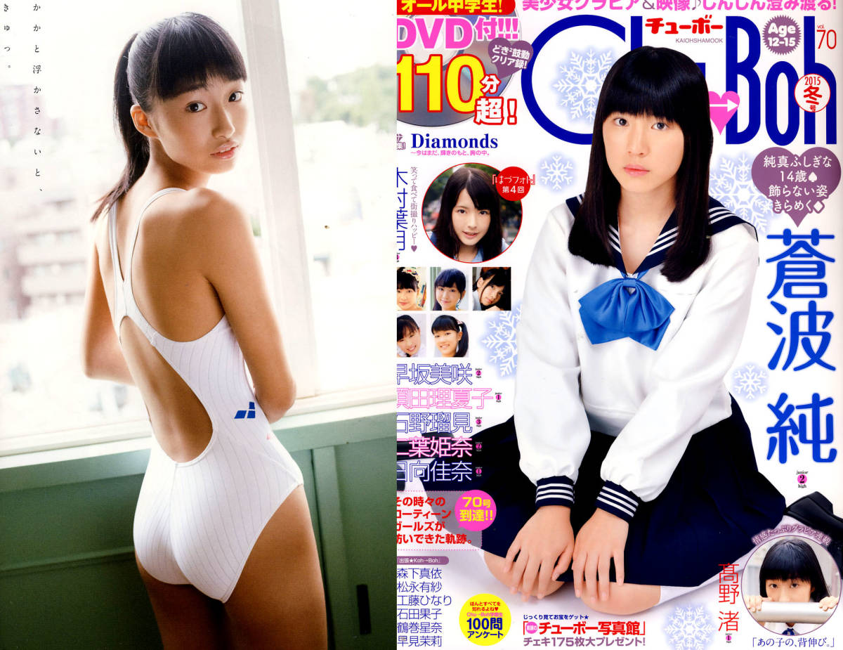 ★Chu Boh vol.70/DVD未開封/須田理夏子/蒼波純/松永有紗★送料120円★木村葉月_画像1