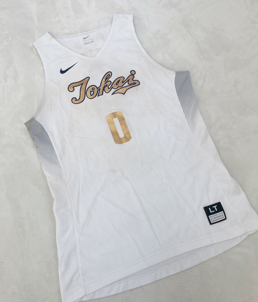 東海大学　TOKAI UNIVERSITY　バスケットボール部　バスケ部　ユニフォーム　ゲームシャツ　NIKE　ナイキ　メンズ　XLサイズ　非売品　_画像3
