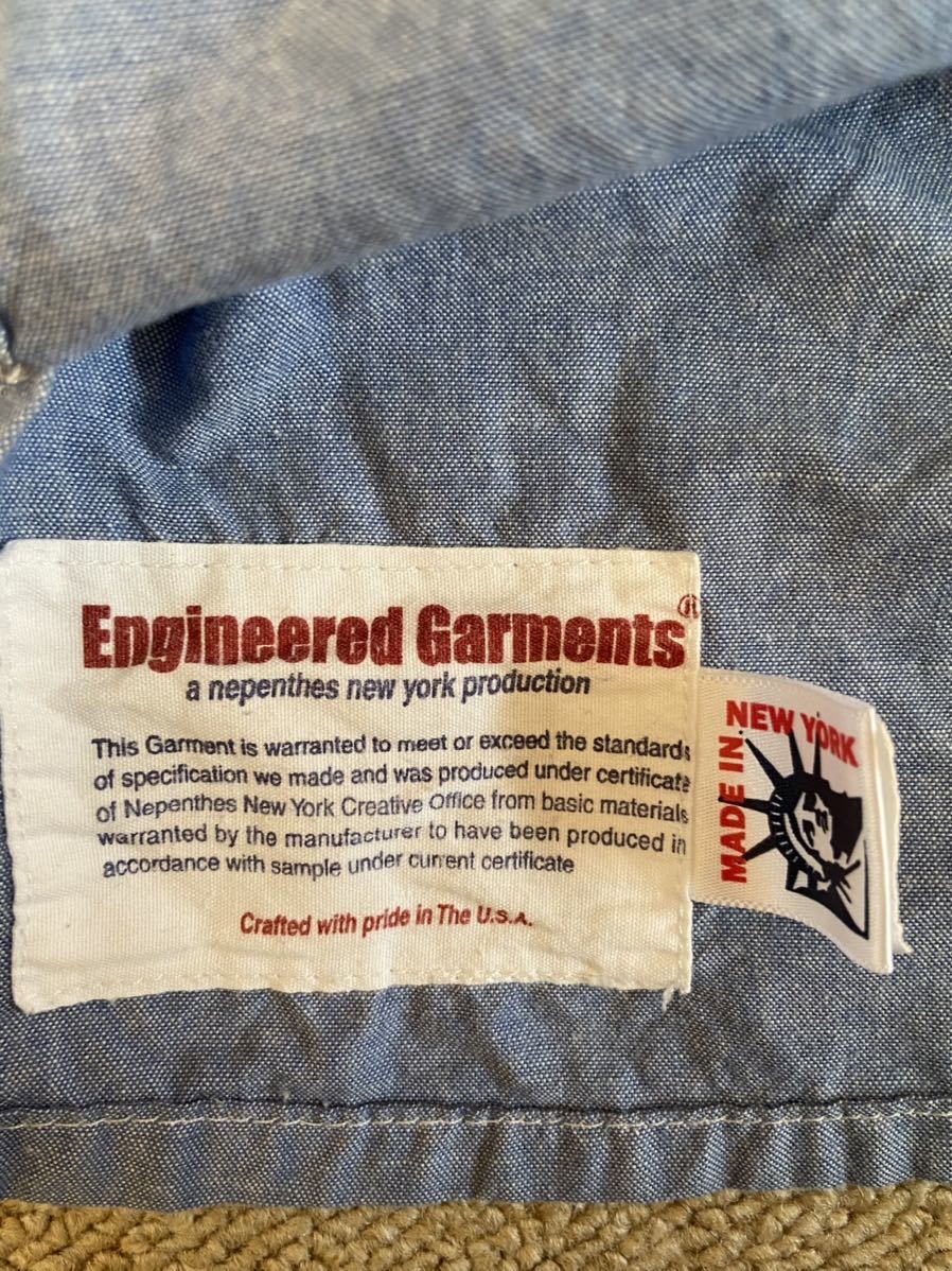 Engineered garments シャンブレーワークシャツ　beams別注 エンジニアードガーメンツ_画像7