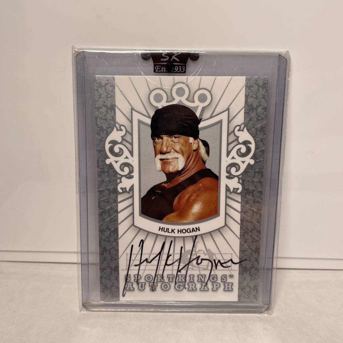 【未開封】 Hulk Hogan 直書き　Auto サイン Silver Version 2007 Sport Kings 【検索ワード　BBM EPOCH プロレス 】