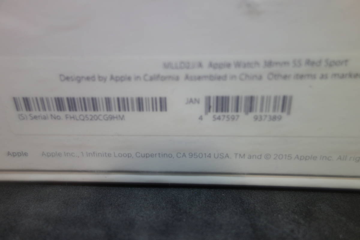 718)新品未開封 ジャンク扱い Apple Watch 38mm MLLD2J/A ステンレス