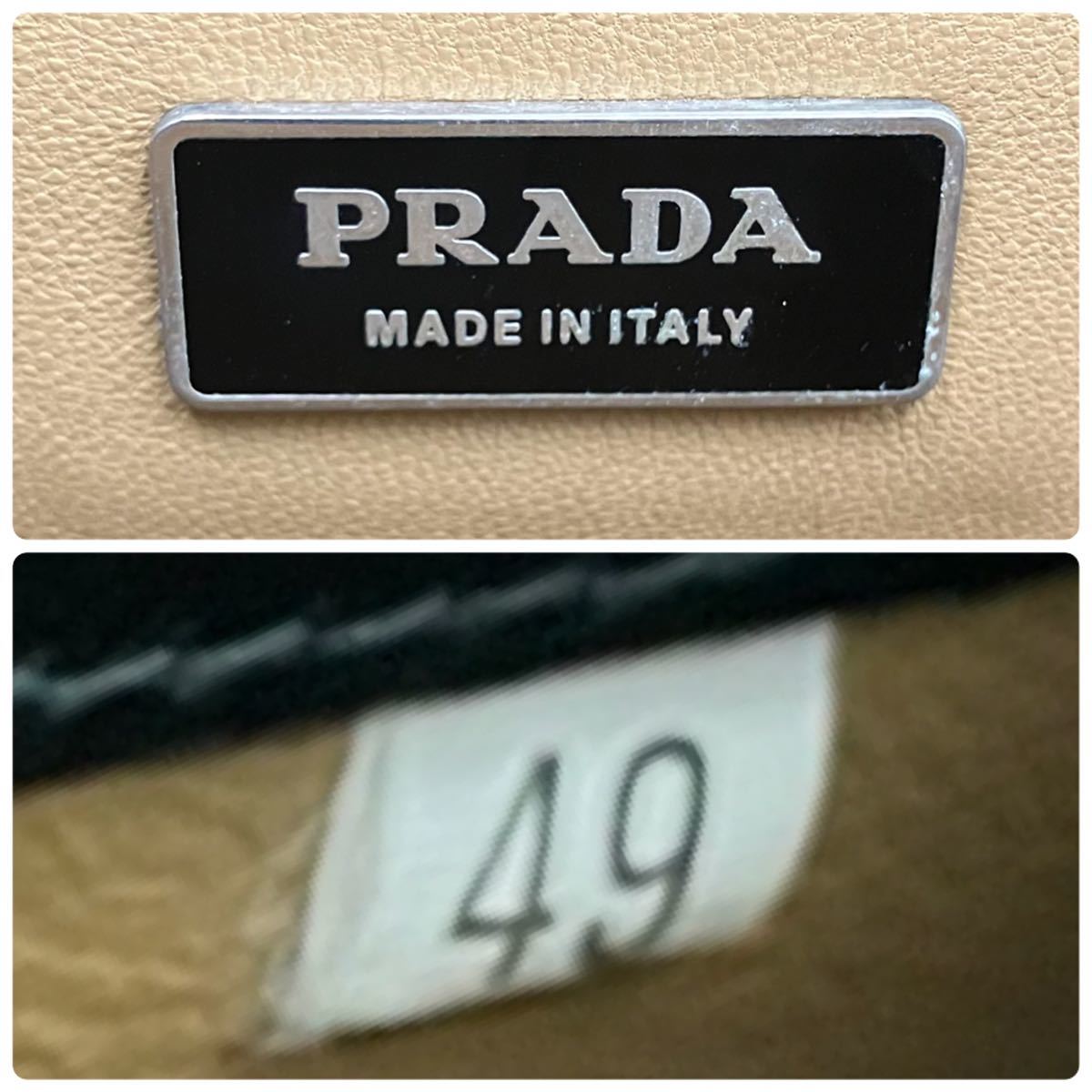 プラダ ビジネスバッグ ブリーフケース 黒 ブラック シルバー金具 サフィアーノレザー A4&PC収納可 PRADA ロック式 鍵付き ギャラ付_画像9