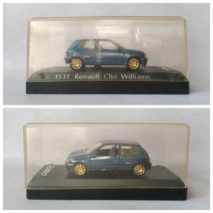 [SOLIDO]1531 1/43 Renault Clio Williams Renault Clio Williams [ first generation 16S base, "Speed line" made Gold spoke type wheel ]