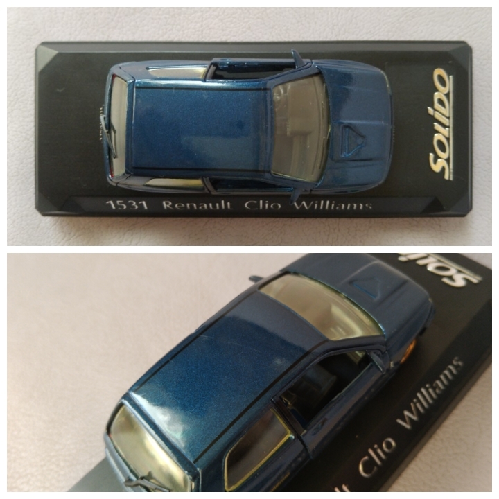 [SOLIDO]1531 1/43 Renault Clio Williams Renault Clio Williams [ first generation 16S base, "Speed line" made Gold spoke type wheel ]