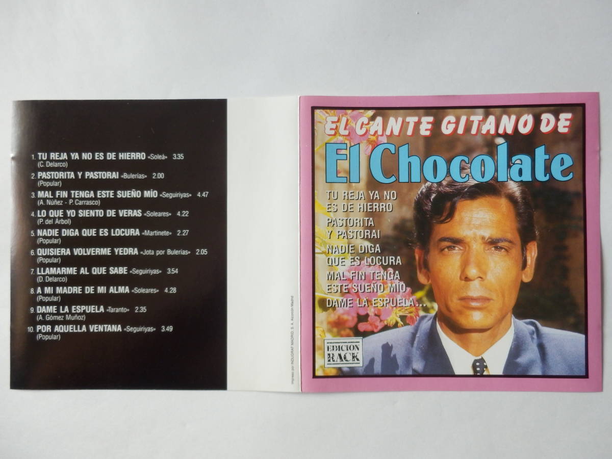 CD/フラメンコ- カンタオール- エル.チョコラーテ/El Chocolate- El Cante Gitano De El Chocolate/Pastorcita Y Pastorai:El Chocolate_画像6