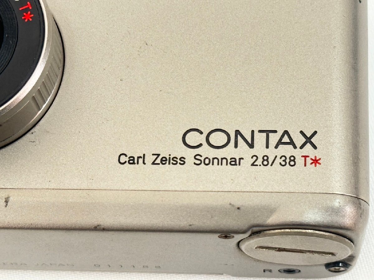 1円スタート CONTAX T2 コンタックス carl zeiss sonnar 2.8/38 T* フィルムカメラ コンパクトカメラ 通電確認〇 コレクション_画像10