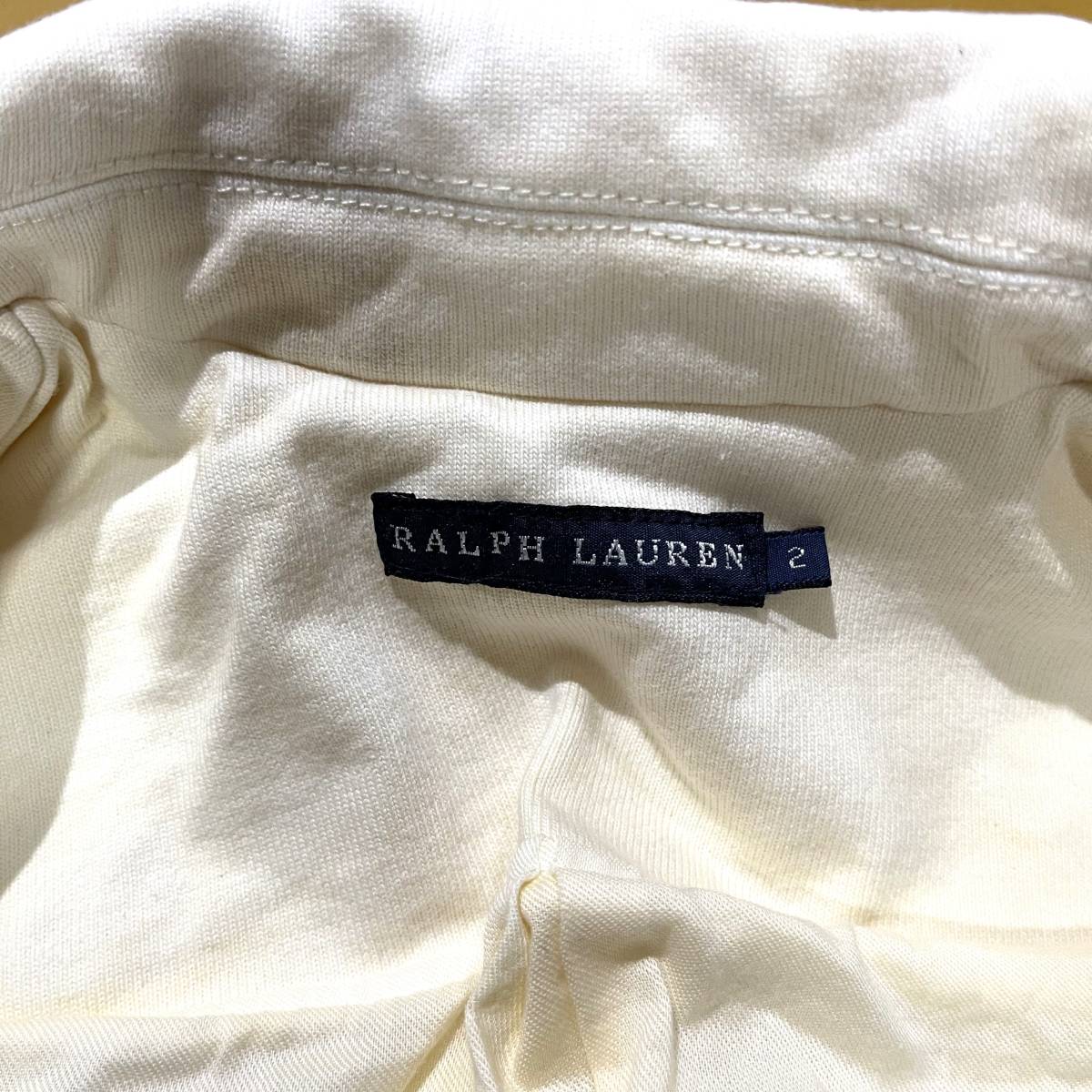 RALPH LAUREN ラルフローレン コットン ブレザー サイズ2 テーラードジャケット_画像6