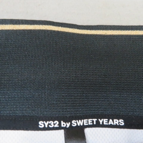 YSS3284★SY32 by SWEET YEARS/エスワイサーティートゥバイスイートイヤーズ 半袖ポロシャツ ゴルフウェア カモフラ S★A_画像4