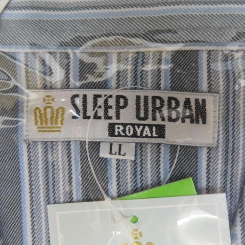 Y651★SLEEP URBAN　コットン　メンズ 長袖パジャマ LL　未使用★A_画像2