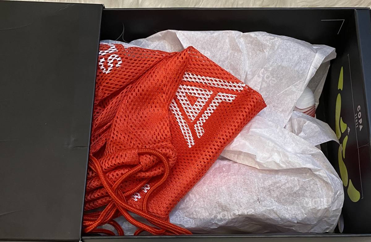 激安即決/プレミアムモデル/紐なし》adidas コパ センス.1 FG+26.5cm赤