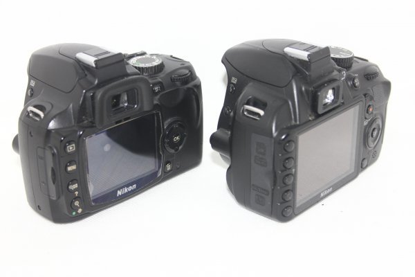 【デジタル一眼レフカメラ2台まとめ売り】Nikon D3100・D60 #0093-554の画像2