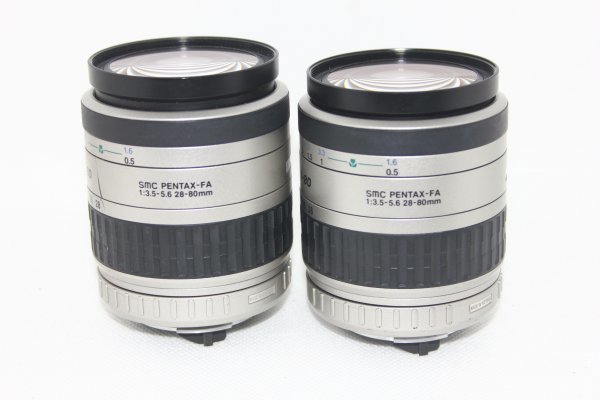 【レンズ2本まとめ売り】smc PENTAX-FA 1:3.5-5.6 28-80mm #0093-557_画像1