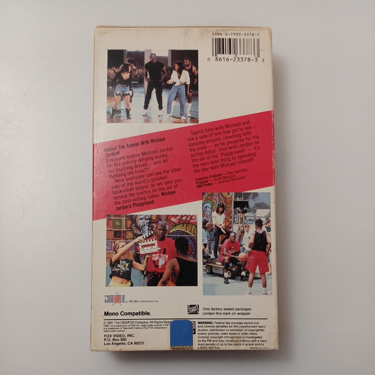 zvd-20♪NBAマイケル・ジョーダンThe Making of Michael Jordans Playground The Scenes.  NBA 輸入英語版 　(VHS, 1991)ビデオ