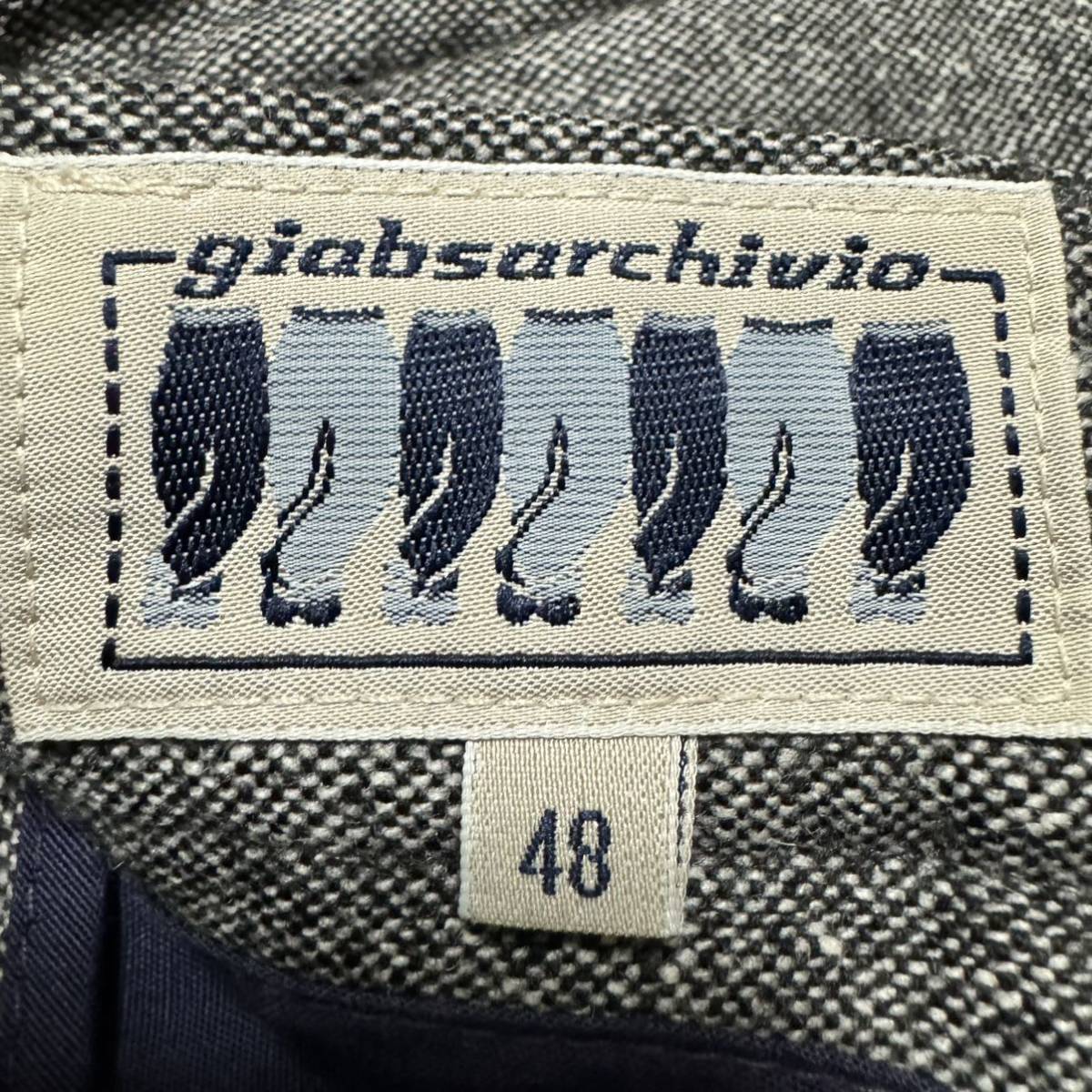 giab's Archivio ジャブスアルキヴィオ MASACCIO マサッチョ グレー メンズ サイズ48 Lサイズ相当_画像7
