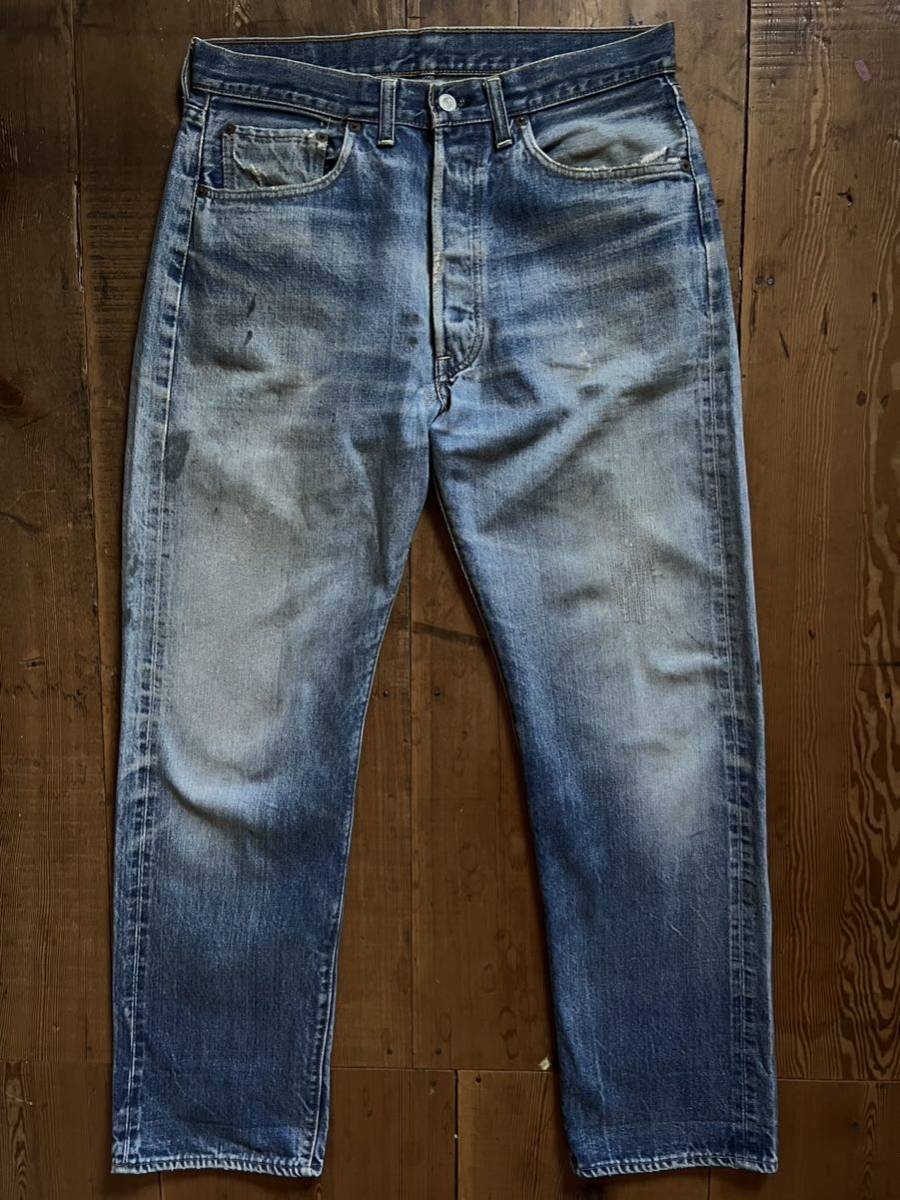 神サイズ60s LEVIS 501 BIGE （ビッグE）W34×L32足長Rスレキスタンプ