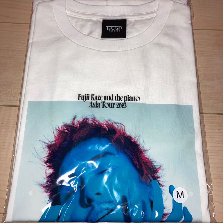 藤井風 Blue Kaze T-shirt M アジアツアー Tシャツ 藤井 風 ブルー fujii kaze and the piano asia  tour