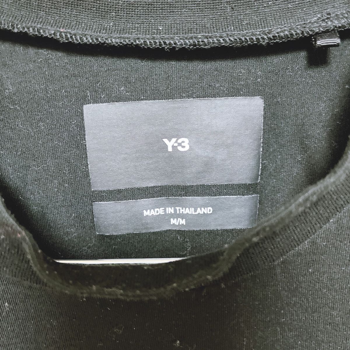 人気デザイン】Y-3 Tシャツ 3ストライプ 半袖 トップスM