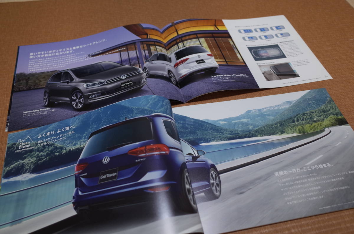 フォルクスワーゲン VW ゴルフ トゥーラン Touran 本カタログ 2020.2版 特別限定車 Golf Touran TDI Premium カタログ 2019.10版 新品_画像3