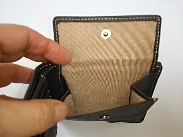 アウトドア 本革 二つ折り財布 チョコ グローブ OD0103 即決 特価【新品未使用】軽くて使いやすい 薄型 軽量 プチプラ セール 軽い 格安 Z_画像4