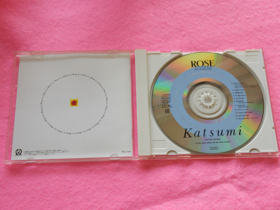 CD／KATSUMI／ROSE is a ROSE／かつみ／ローズ・イズ・ア・ローズ_画像2