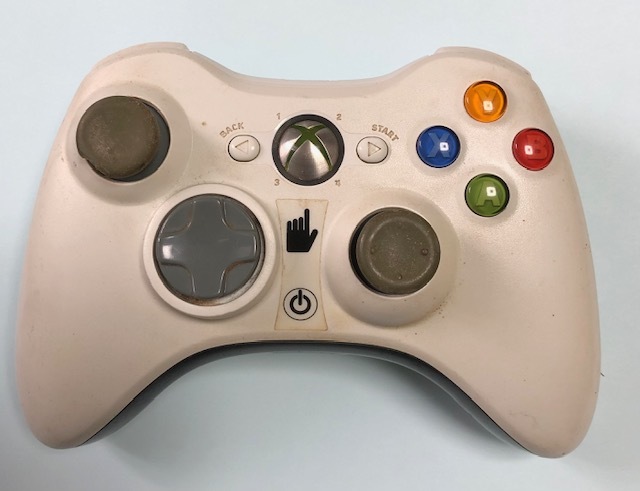 Xbox360 ワイヤレスコントローラー ホワイト　中古品　_画像1