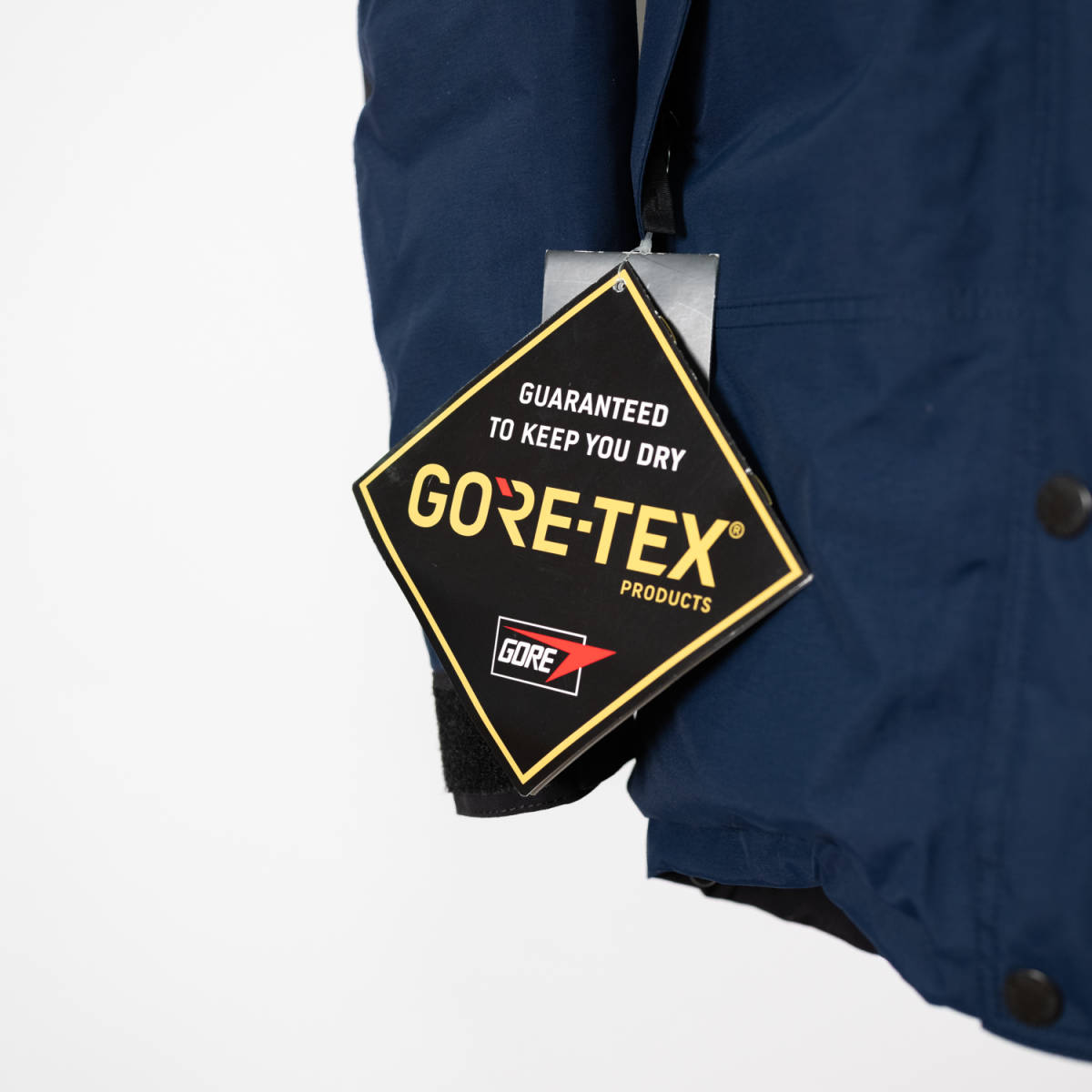 THE NORTH FACE：GORETEX マウンテンダウンジャケット、コズミックブルー、Sサイズ、タグ付き、BEAMS_画像10