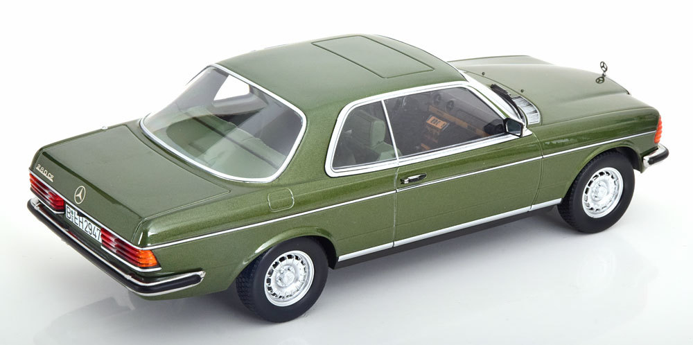 norev 1/18 Mercedes Benz 280CE C123 Coupe 1980 dark green Mercedes Benz Norev 