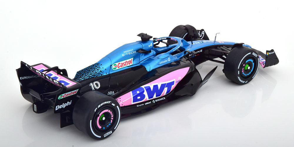 solido 1/18 Renault Alpine A523 Launch Livery 2023 blue metallic　ルノー　アルピーヌ_画像2