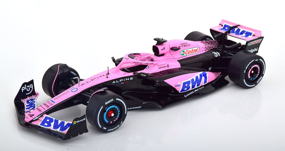 solido 1/18 Renault Alpine A523 Launch Livery 2023 pink　ルノー　アルピーヌ_画像1