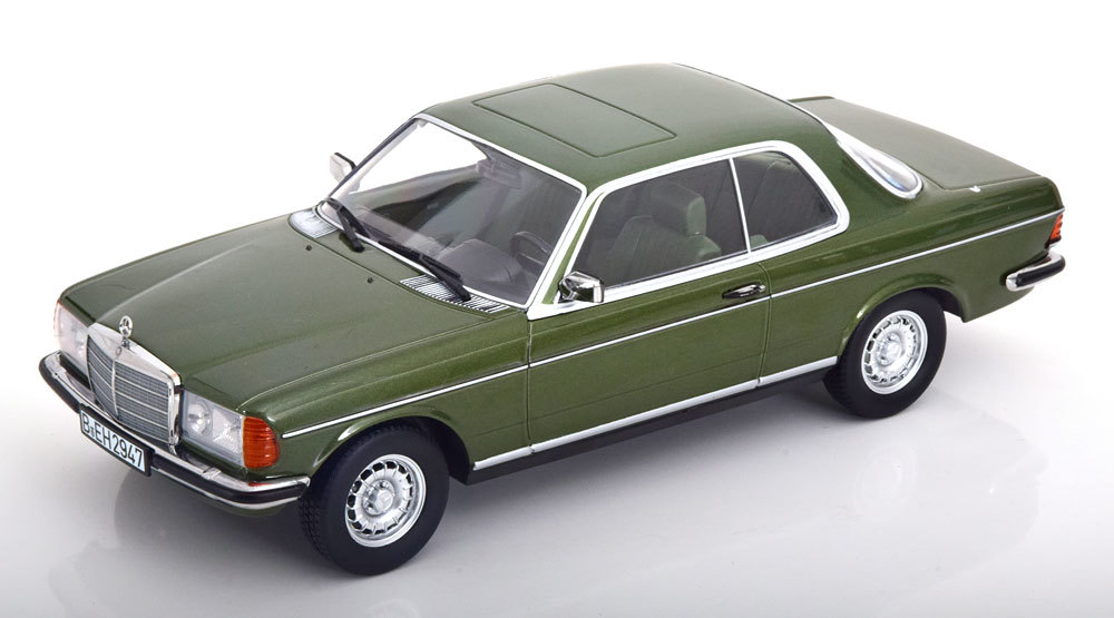 norev 1/18 Mercedes Benz 280CE C123 Coupe 1980 dark green Mercedes Benz Norev 