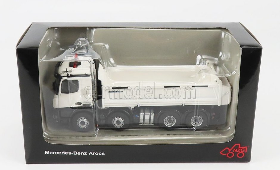 NZG 1/50 Mercedes Benz Actros 4151 8x4 MEILLER KIPPER　ホワイト　メルセデス　ベンツ　アクトロス_画像7