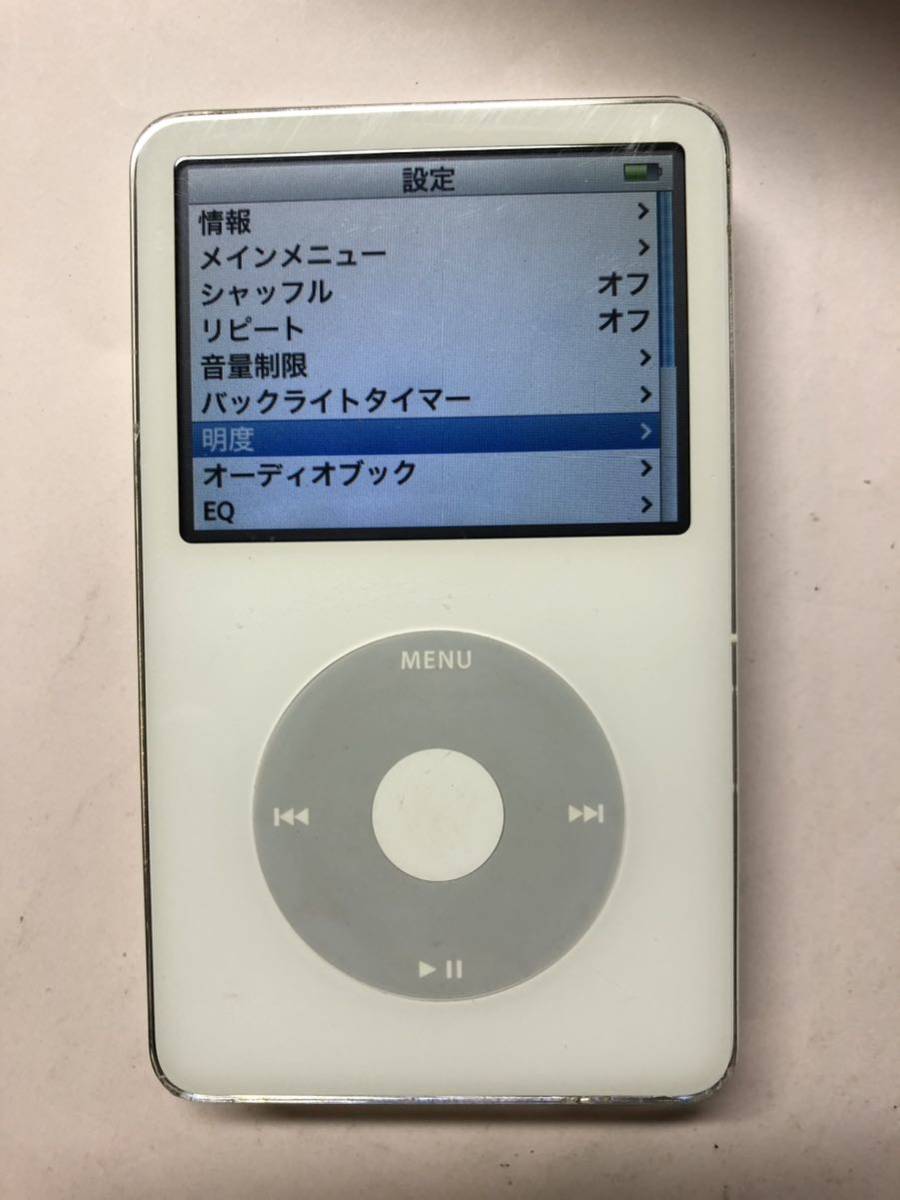 iPod classic 第5.5世代 80GB 歴代最高音質　新品バッテリー交換済み　初期化&iTunes同期OK_画像1