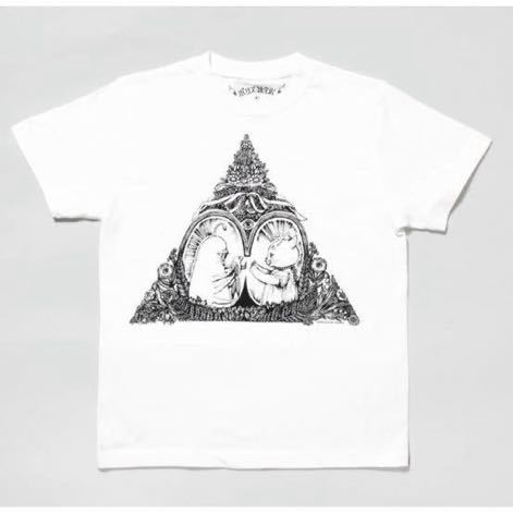 ボリス雑貨店TシャツおきんちゃんをまもるひとつめちゃんヒグチユウコさんWHITE Sサイズ Tシャツ_画像2