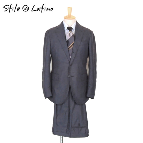 [50%OFF*46* new goods ] STILE LATINO( stay rela Tino )VINCENZO wool cashmere birz icing ru3B suit 1 pleat pants 