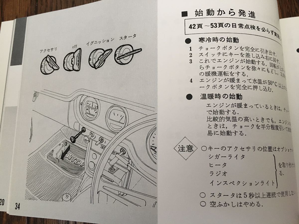 最後1 即決！送料込み！ S6 エスロク S600 取扱説明書 美品 / ホンダ HONDA S500 S600 S800 S800M ホンダスポーツ_画像3