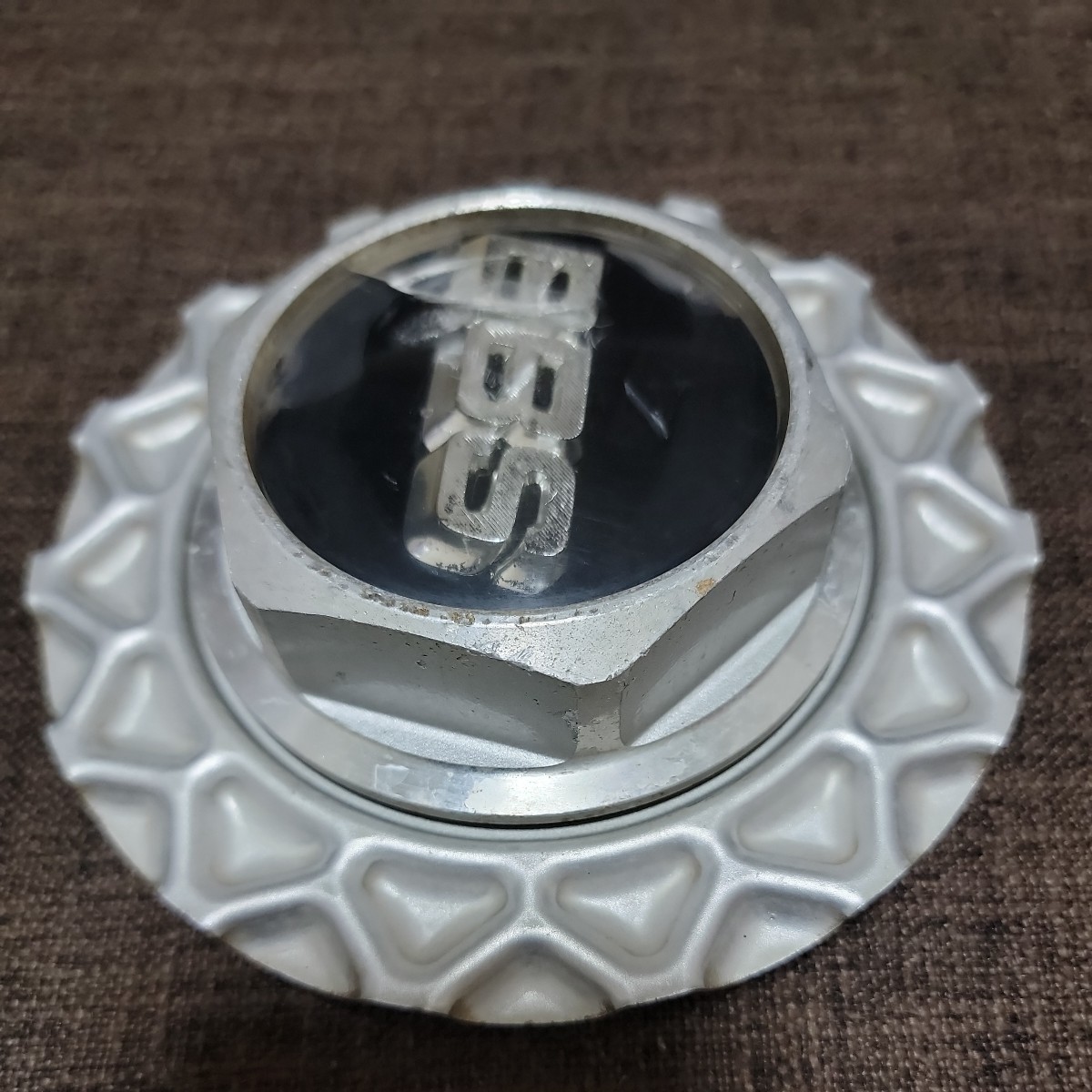 希少 BBS RS センターキャップ ネジ式 ハイタイプ 1枚 14インチ 15