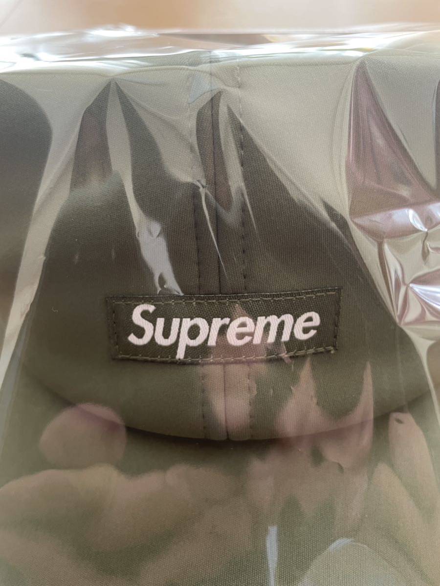 新品正規　オンライン購入 22AW Supreme WINDSTOPPER Facemask 6-Panel Dark Olive 22FW Logo ニューエラ キャップ帽子 ボックスロゴ_画像2