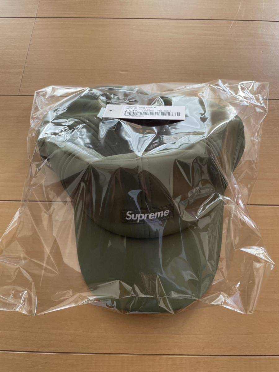 新品正規　オンライン購入 22AW Supreme WINDSTOPPER Facemask 6-Panel Dark Olive 22FW Logo ニューエラ キャップ帽子 ボックスロゴ_画像1