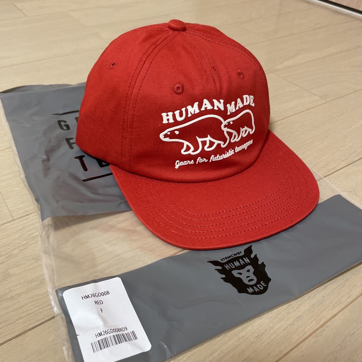 ヒューマンメイド　HUMAN MADE 5PANEL CAP シロクマキャップ　新品_画像2