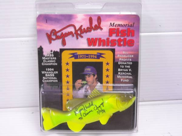 ブライアン・カーチャル　フィッシュホイッスル　1994 BASS MASTER CLASSIC CHAMPION Bryan Kerchal Memorial Fish Whistle_画像1