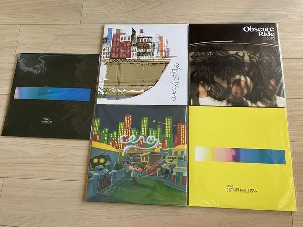 cero アナログ盤「WORLD RECORD」「MY LOST CITY」「Obscure Ride