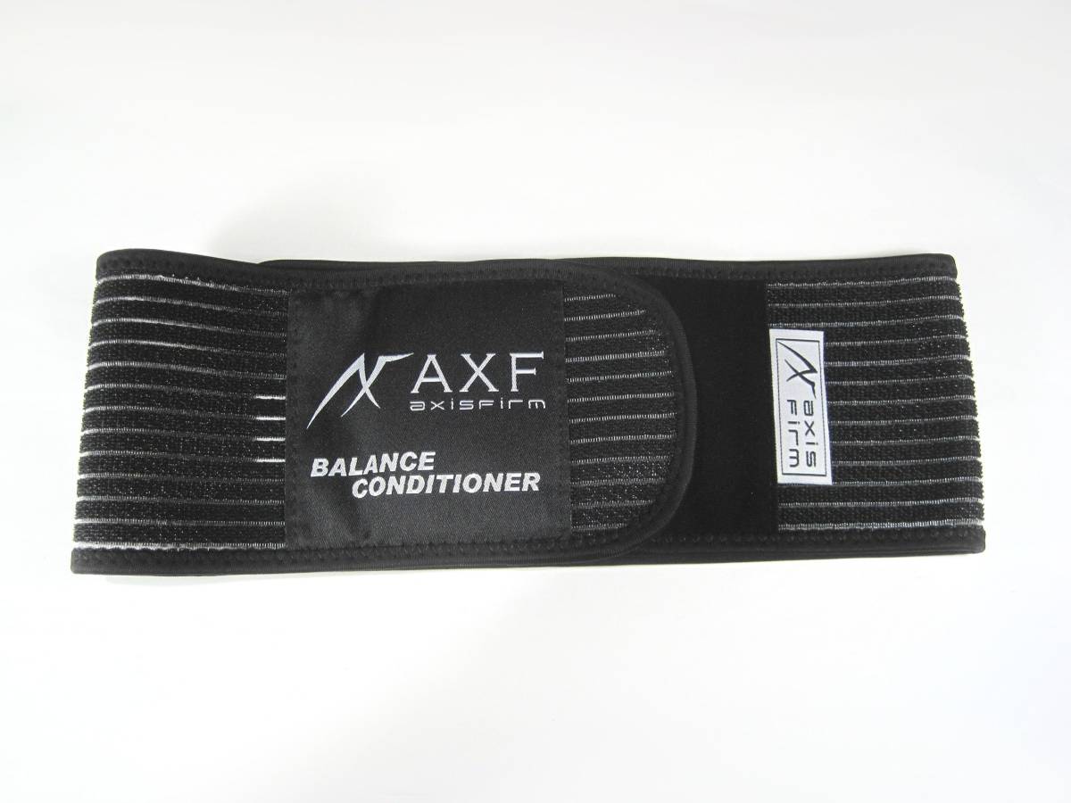 新品　AXF axisfirm アクセフ 腰サポートベルト　Sサイズ　ウエスト60~80cm　腰 サポーター 腰椎 骨盤 ベルト_画像1