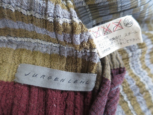  Jurgen Lehl wool . wool × silk large size stole JURGEN LEHL