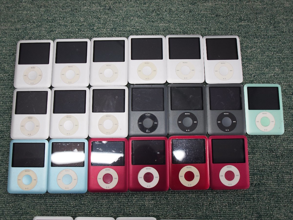 39台セット Apple iPod nano 第3世代 4GB,8GB A1236 通電確認済 ジャンク まとめ D50123_画像2